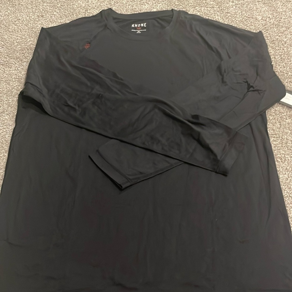 Rhone XL black long sleeve